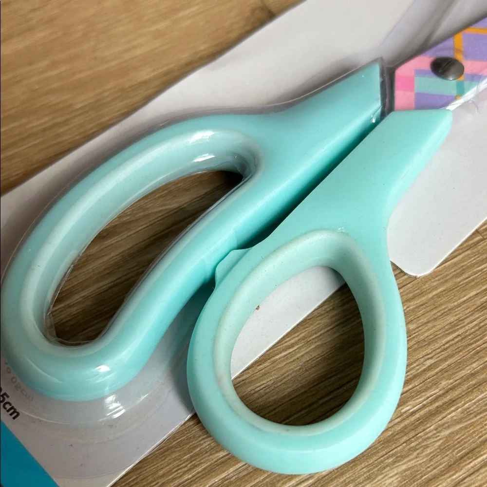 Decorative Pastel Patterned Scissors - Pink, Teal & Lavender